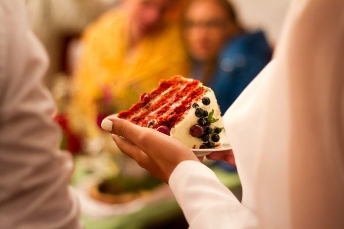 bolo de veludo vermelho