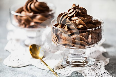 mousse de chocolate